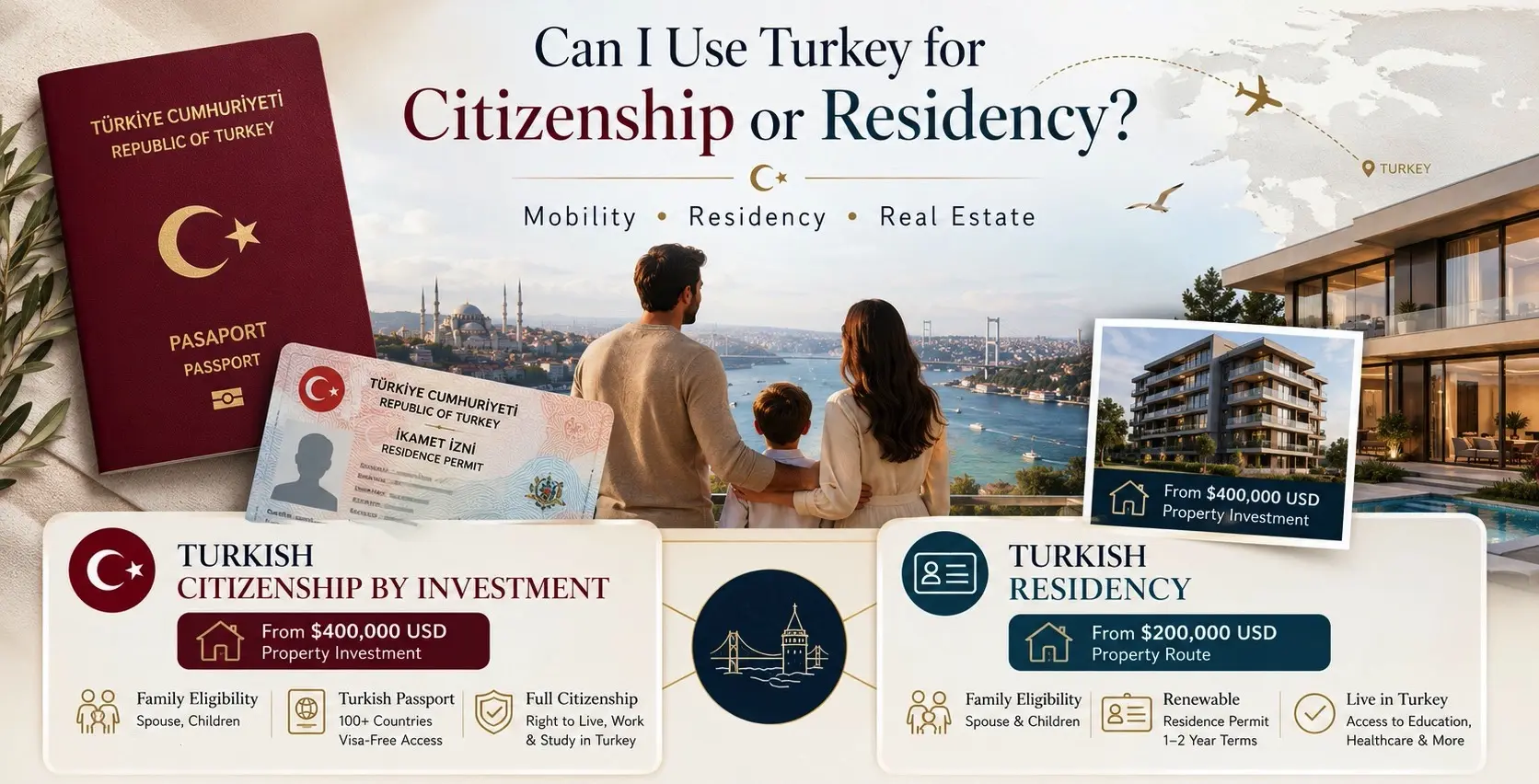 Turkey for Citizenship and Residency